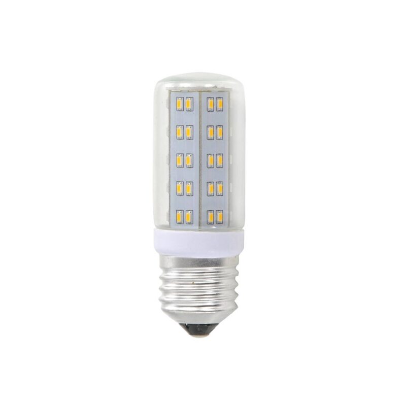 E27 4W LED lampa trubkovitá čirá s 69 LED diodami