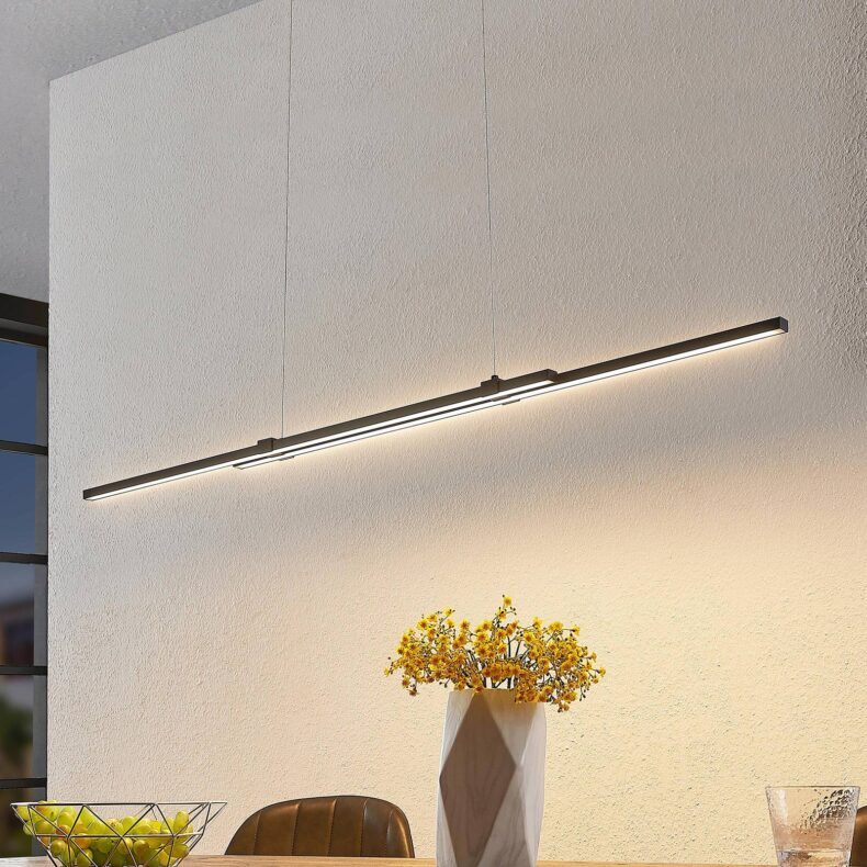 Lucande Tarium LED závěsné světlo z hliníku