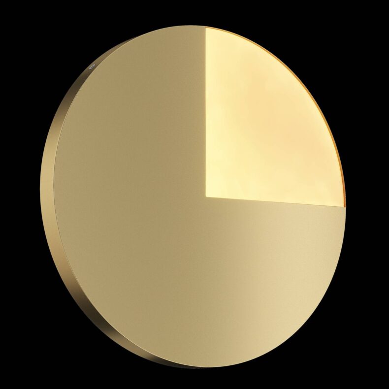 Maytoni Jupiter LED nástěnné světlo zlatá Ø 44