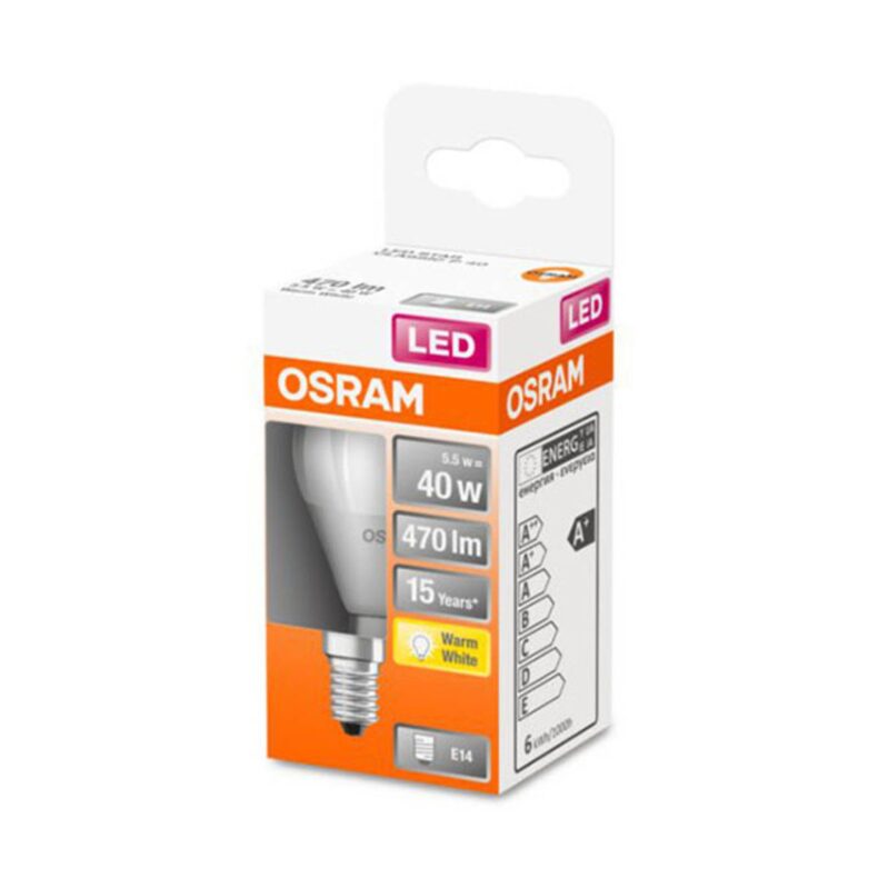 OSRAM LED žárovka-kapka E14 4